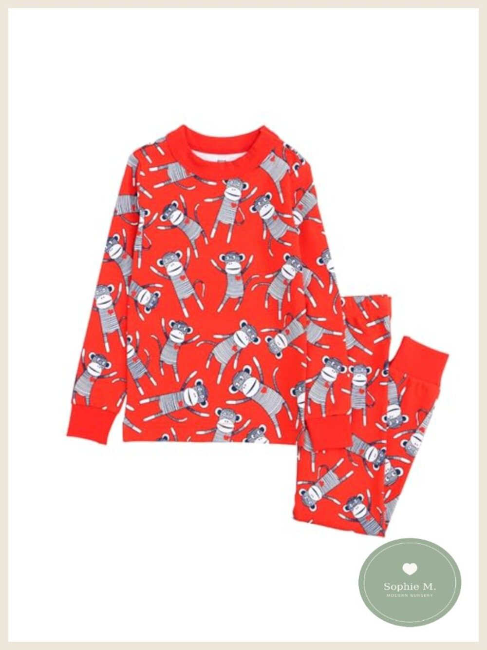 Kids Modal Cotton Pajamas Set Snug Fit Sleepwear Boys Girls